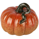 Citrouille Orange/Vert Porcelaine 16x15x11cm