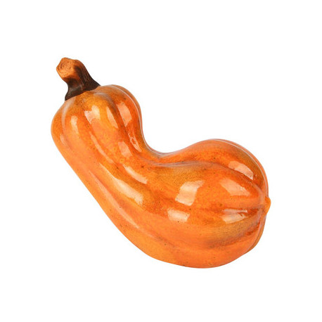 Citrouille Orange Céramique 20x12x16cm