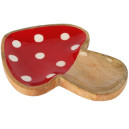 Plat Champignon Rouge 18x28x3cm