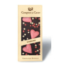 Tablette Chocolat Noir Coeur Rose 90g