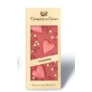 Tablette Chocolat Ruby Coeur rose 90g