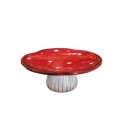 Plat Champignon sur Pied 17x17x7cm