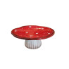 Plat Champignon sur Pied 17x17x7cm
