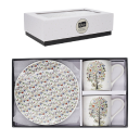Coffret Duo Tasses Café et Soucoupes Portfolio