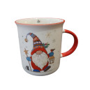 Mug Timbale Droit M 320mL Kook Noël Lutin