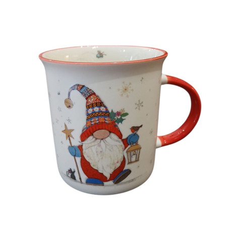 Mug Timbale Droit M 320mL Kook Noël Lutin