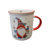 Mug Timbale Droit M 320mL Kook Noël Lutin