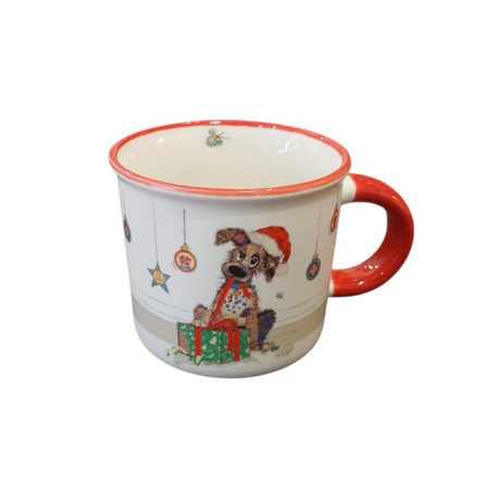 Mug Timbale Expresso 125mL Kook Noël Chien