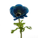 Anémone Couronne Reality H44cm Bleue