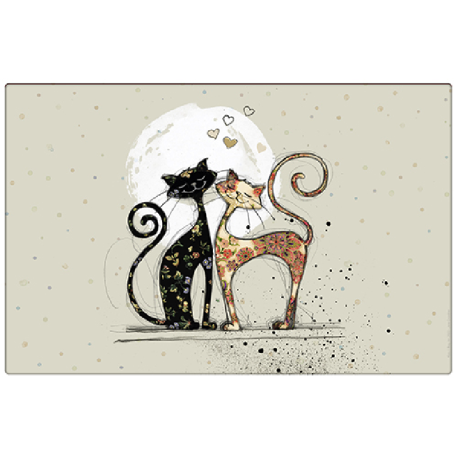 Set de Table Bug Art Chats Amoureux