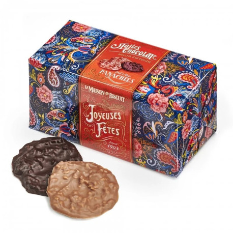 Tuiles Chocolat - Maison du Biscuit - Boite Festive de 170g