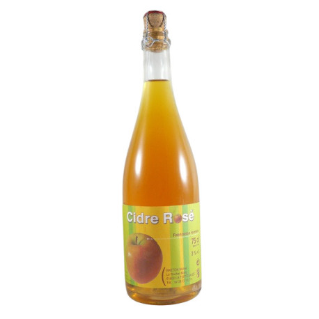 Cidre Fermier "Rosé" - Bouteille de 75cL