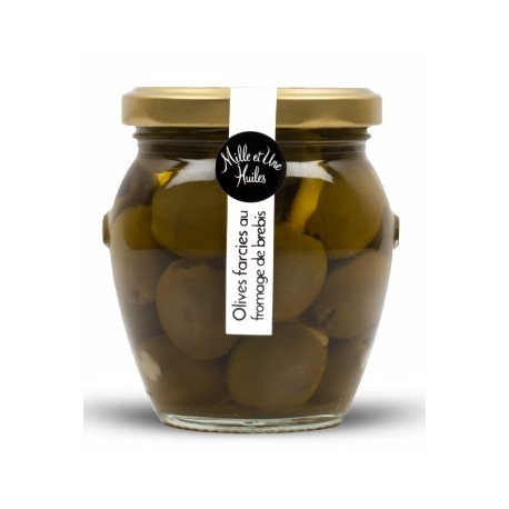 Olives farcies au fromage de brebis - pot de 190g