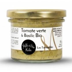 Tomate verte & basilic Bio - pot de 95g