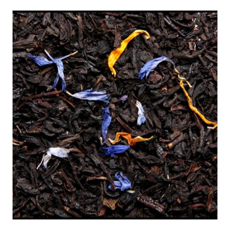 Thé noir Earl Grey supérieur - Vrac (Sachet de 100g).