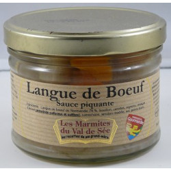 Langue de Boeuf sauce piquante - pot de 380g