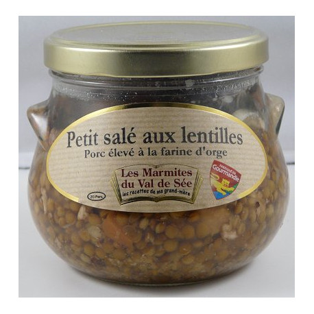 Petit salé aux lentilles - Bocal de 750 g