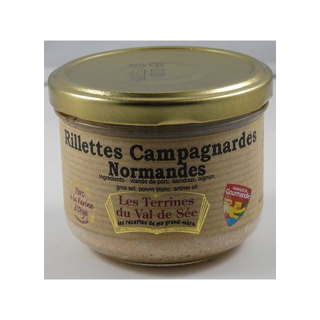 Rillettes Campagnardes Normandes - bocal de 190g
