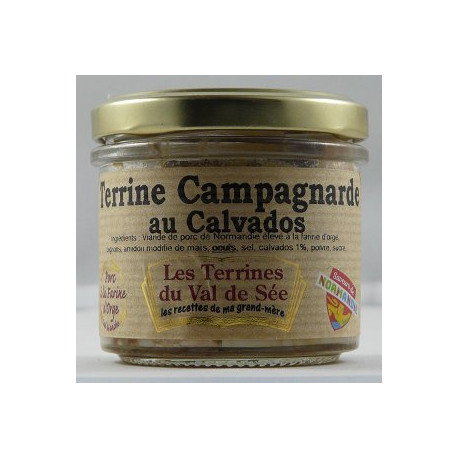 Terrine campagnarde au Calvados - bocal de 90g