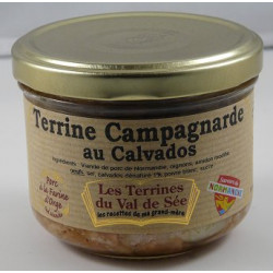 Terrine campagnarde au Calvados - bocal de 190g
