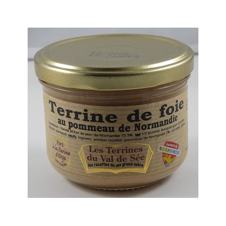 Terrine de foie au pommeau de Normandie - Bocal de 190g