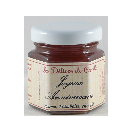 Confiture "Joyeux Anniversaire" - Pot de 50g