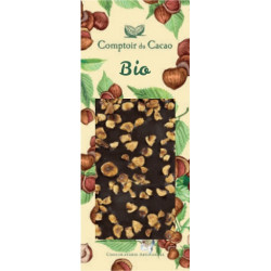 Tablette Chocolat Lait Noisettes Bio 90g