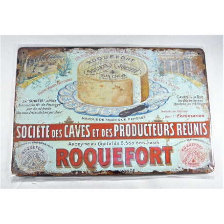 Plaque Métal "Rocquefort"