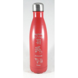 Bouteille Isotherme 24h Rouge - 500mL