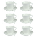 Coffret 6 tasses café 10cl Libra
