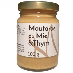 Moutarde au Miel et Thym - Pot de 100g