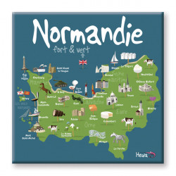 Dessous de Plat "Carte Normandie"