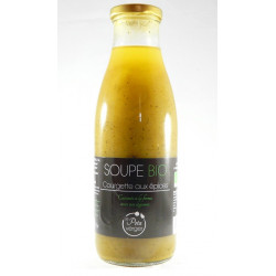 Soupe Courgette aux épices Bio - 75cL