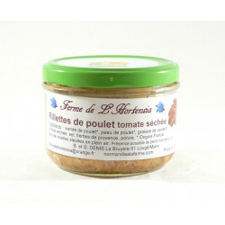 Rillettes de Poulet aux tomates séchées, Herbes de Provence - 175g
