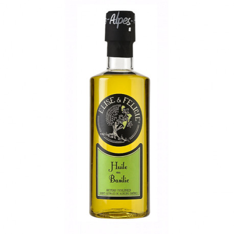 Huile aromatisée au basilic - 25cL