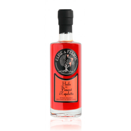 Huile aromatisée au piment d'Espelette - 25cL