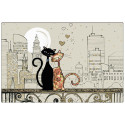 Set de Table Bug Art Chats Amoureux Skyline