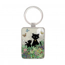 Porte Clé Bug Art Chaton Jardin