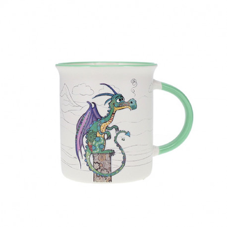 Mug Timbale Droit M 320mL Kook Dragon