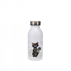 Bouteille Isotherme 350mL Kook Chat Noir