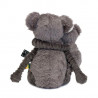 Peluche Koala "Trankilou" Maman/bébé Gris