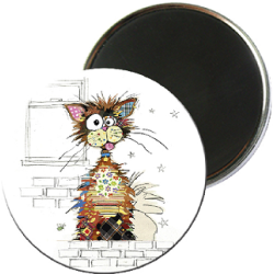 Magnet Rond Kook Chat Ziggy