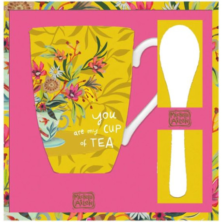 Mug + Cuillère "Cup of Tea"