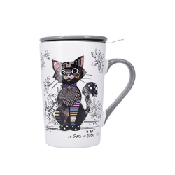 Mug Tisanière Chat Noir...