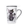Mug Tisanière Chat Noir 435mL Kook