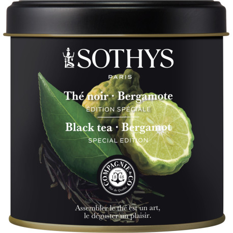 Thé Noir Bergamote Sothys - Boite Métal de 100g