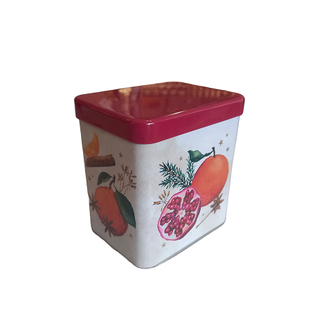 Boîte métallique parfum de Noël