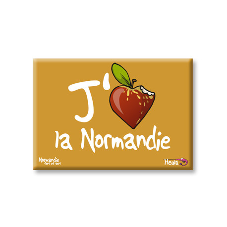 Magnet J'aime la Normandie (pomme)