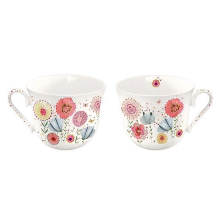 Tasse en Porcelaine "Flower Power"