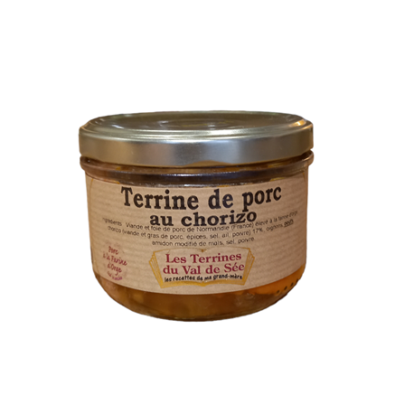 Terrine de Campagne au chorizo - bocal de 190g